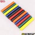 Hot glue sticks Ø7.5 mm 50 mm BGS (pack of 12) multicoloured