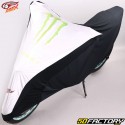 Telo protettivo per moto AMX Monster in bianco e nero