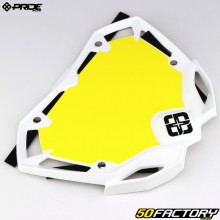 Nummernschild für BMX-P-Fahrräderride Racing Luft Pro weiß (UCI zugelassen)