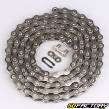 Cadena de bicicleta de 1 velocidad 112 eslabones.