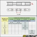 Catena per bicicletta da 5 a 7 velocità 116 maglie