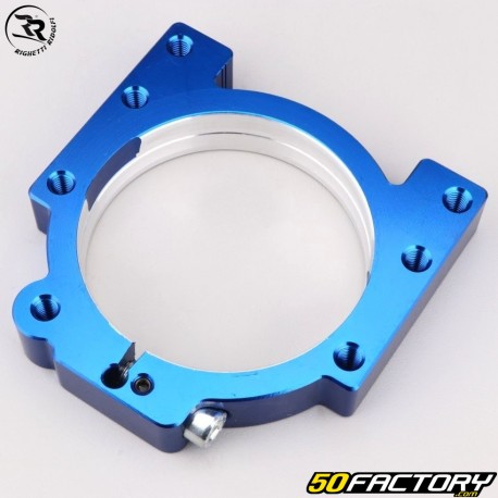 Casquillo de rodamiento 4 agujeros Ø90 x 50 mm aluminio karting Righetti Ridolfi azul