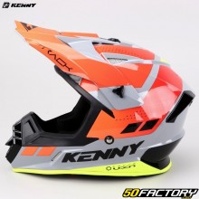 Helmet cross child Kenny Track orange and gray