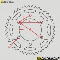 Rear sprocket 53 aluminum teeth 420 Derbi,  Aprilia,  Gilera,  Peugeot... Doppler  or