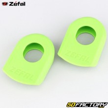 Proteções de manivela de bicicleta verdes Zéfal Crank Armor