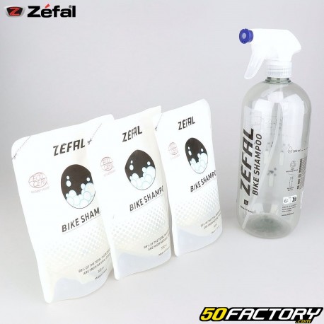 Zéfal Bike Shampoo 1L limpador de quadro de bicicleta com recargas
