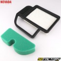 Filtro de aire Kohler Courage SV470S, Husqvarna LTH171, Cub Cadet LTX1040... (con prefiltro) Nevada