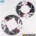 Pegatinas de protección de corona Gas Gas TXT, Beta Evo Sherco ST... S3 negro