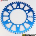 Crown 50 teeth aluminum 520 KTM SX, SX-F, EXC, Gas Gas MC-F... Scar (anti-mud) blue