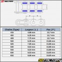 Crown 51 teeth aluminum 520 Kawasaki KX, KXF 250, 450 Scar (anti-mud) black