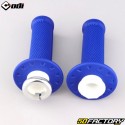 Puños Odi Micro-X Semi-Waffle Lock-On KTM SX, Gas Gas MC 50, 65... azul