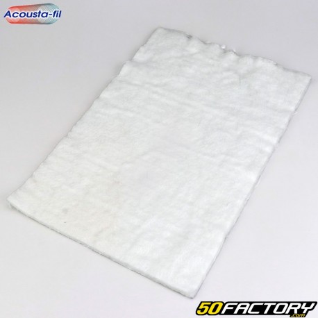 Lana di roccia per silenziatore di scarico in lamiera 350x500 mm Acousta-fil 560°C