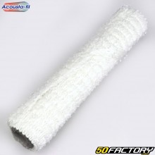 Terminale di scarico lana di roccia con tessuto intrecciato in acciaio inox 2T, 4T Acousta-fil Ø55/100 mm 500 mm