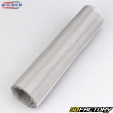 Tecido silenciador de escape trançado em aço inoxidável com lã de aço inoxidável 434 Acousta-fil Ø55/60 mm 300 mm