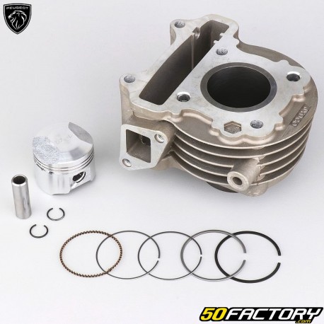 Cilindro pistone in alluminio Ã˜39 mm GY6 Peugeot Kisbee,  Django 50 4T E4, E5 (asse 10 mm)