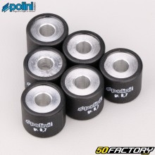 Rodillos de variador 8.7g 19x17 mm Piaggio Xevo, X9, Vespa 125 ... Polini