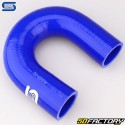 Silikonschlauchbogen 180° Ø32 mm Silikonschläuche blau