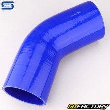Cotovelo de mangueira de silicone 45° Ø80 mm Mangueiras de silicone azul
