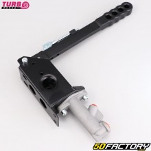 Freno de mano hidráulico vertical con cilindro maestro bloqueable de 0.75&quot; (Ø19 mm) Turbo Funciona B05 negro