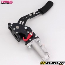 Freno de mano hidráulico multiposición con cilindro maestro bloqueable de 0.75&quot; (Ø19 mm) Turbo Funciona B01 negro