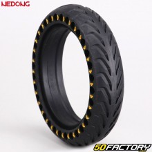 Nedong 8.5x2 solid scooter tire (external honeycomb) yellow sidewalls