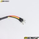 Aba de suporte de matrícula com luz LED Derbi Senda,  Gilera SMT... (2011-2017) Doppler Preta