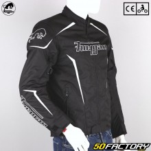 Jacket Furygan Yori CE approved black and white motorcycle
