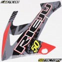 Kit decorativo Rieju  MRT 50 (desde 2022), MRT 125 (de 2021) Gencod Evo II vermelho