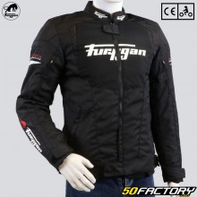 Jacket Furygan Norman 3O CE approved motorcycle black, white, red