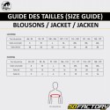 Blouson Furygan Motocicletta omologata CE Yori bianca e nera