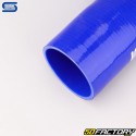 45° Elbow Silicone Reducer Ø80 to 70 mm Silicon Hoses Blue