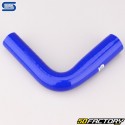 Cotovelo 90° Redutor Silicone Ø19 a 16 mm Mangueiras Silicone Azul