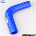 Cotovelo 90° Redutor Silicone Ø25 a 19 mm Mangueiras Silicone Azul