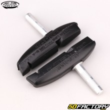 Pastiglie freno per bicicletta Kool-Stop 64mm Asymmetric Cantilever Eagle 2 neri (senza fili)