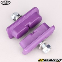 Kool-Stop 45mm BMX Bike Brake Pads Continental Skyway violets (with threads)