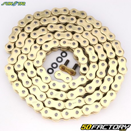 520 reinforced chain (o-rings) 110 links Sunstar RRR1 gold