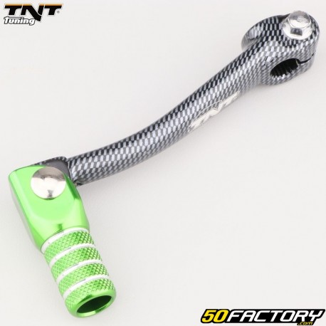 Gear selector AM6 Minarelli TNT Tuning carbon and green