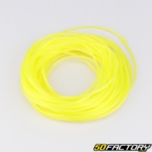 Fuel hose Ø1.6x3.2 mm yellow (5 meters)