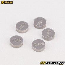 Kalibrierte Ventilpads Ø9.48 mm 3.025 mm Yamaha YZF 250, 450, Suzuki RMZ, Honda CRF... ProX (Charge von 5)