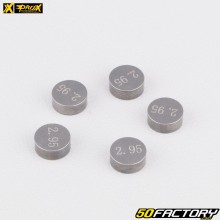 Pastilhas de válvula calibradas Ø7.48 mm 2.95 mm Honda CRF 250, Yamaha YZF-R1, R6... ProX (lote de 5)