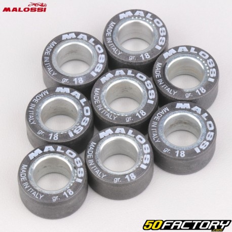 Rodillos de variador 18g 26x12.8 mm Malaguti Madison 400 ... Malossi Rollo HT