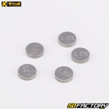 Pastilhas de válvula calibradas Ø7.48 mm 1.575 mm Honda CRF 250, Yamaha YZF-R1, R6... ProX (lote de 5)