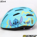 Capacete de bicicleta infantil Stitch azul e amarelo