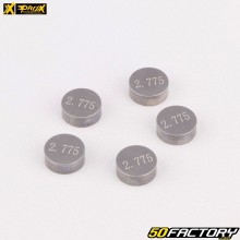 Pastilhas de válvula calibradas Ø7.48 mm 2.775 mm Honda CRF 250, Yamaha YZF-R1, R6... ProX (lote de 5)