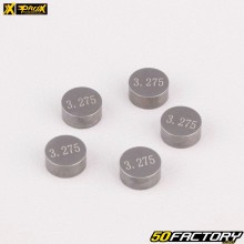 Pastilhas de válvula calibradas Ø7.48 mm 3.275 mm Honda CRF 250, Yamaha YZF-R1, R6... ProX (lote de 5)