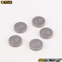 Pastiglie valvola calibrate Ø10 mm 2.15 mm KTM 690 Duke, Husqvarna 701, Beta RR 350, 480 ... ProX (lotto di 5)