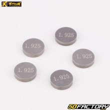 Kalibrierte Ventilpads Ø9.48 mm 1.925 mm Yamaha YZF 250, 450, Suzuki RMZ, Honda CRF... ProX (Charge von 5)