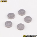 Pastilhas de válvula calibradas Ø9.48 mm 2.225 mm Yamaha YZF 250, 450, Suzuki RMZ, Honda CRF... ProX (lote de 5)