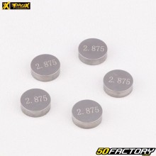 Pastiglie valvola calibrate Ø9.48 mm 2.875 mm Yamaha YZF250, 450, Suzuki RMZ, Honda CRF... ProX (lotto di 5)