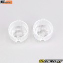 Flashing light lenses MBK Nitro,  Yamaha Aerox (1998 - 2012) Clear Replay (screw-in rear lenses)